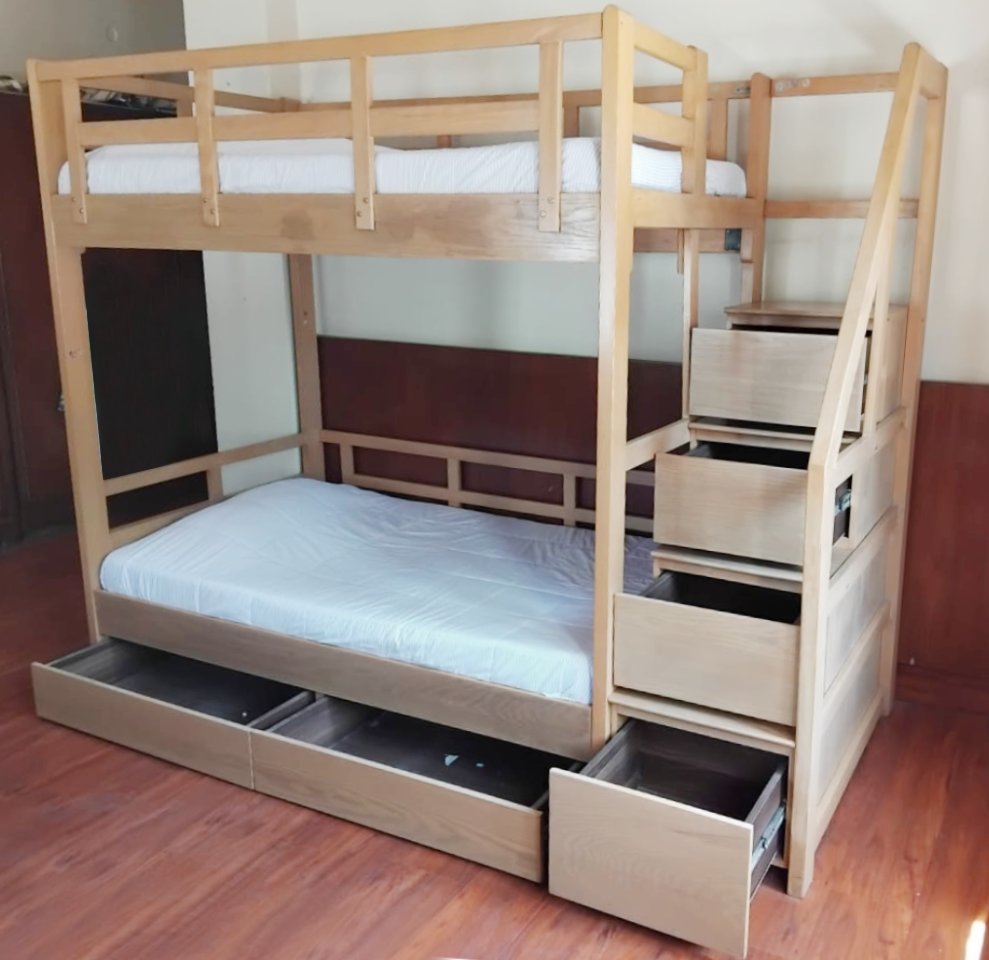 Bunk Bed with Storage-SoUnique.PK